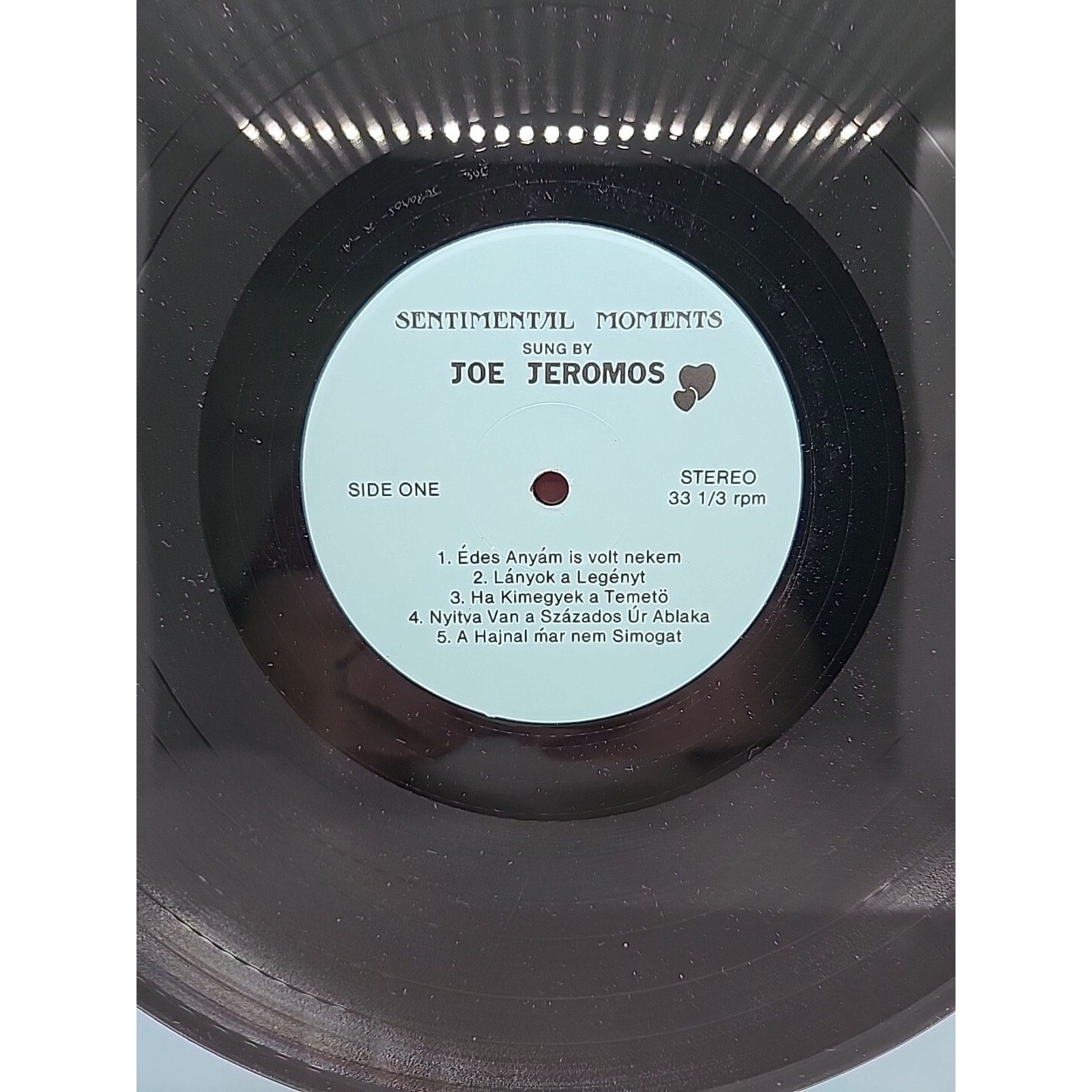 Joe Jeromos: Sentimental Moments (Record)
