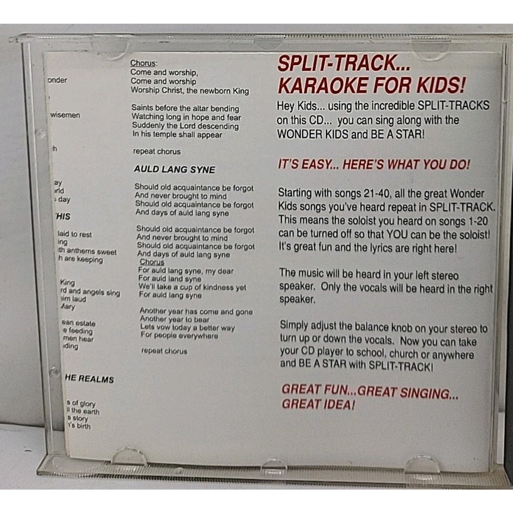 More Christmas Sing-Alongs by Wonder Kids Choir (CD, 2000)