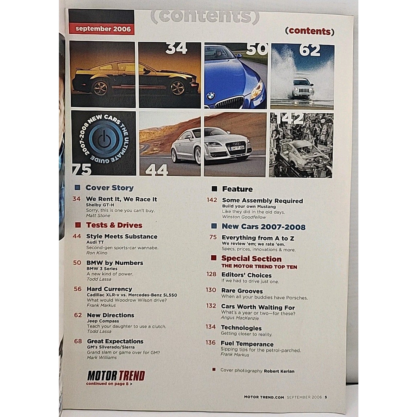 Motor Trend Magazine September 2006