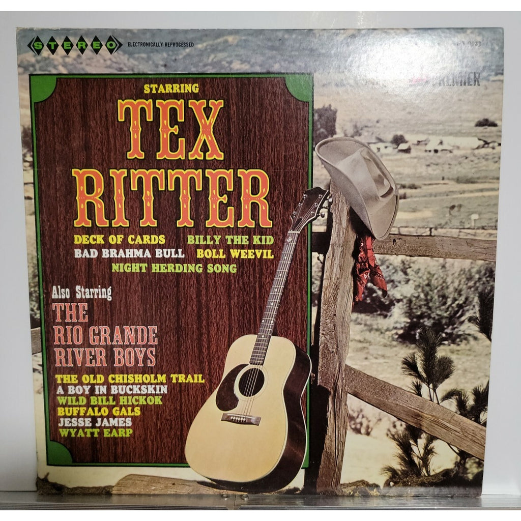 Tex Ritter / The Rio Grande River Boys ‎– Tex Ritter Sings - Also Starri (Vinyl)
