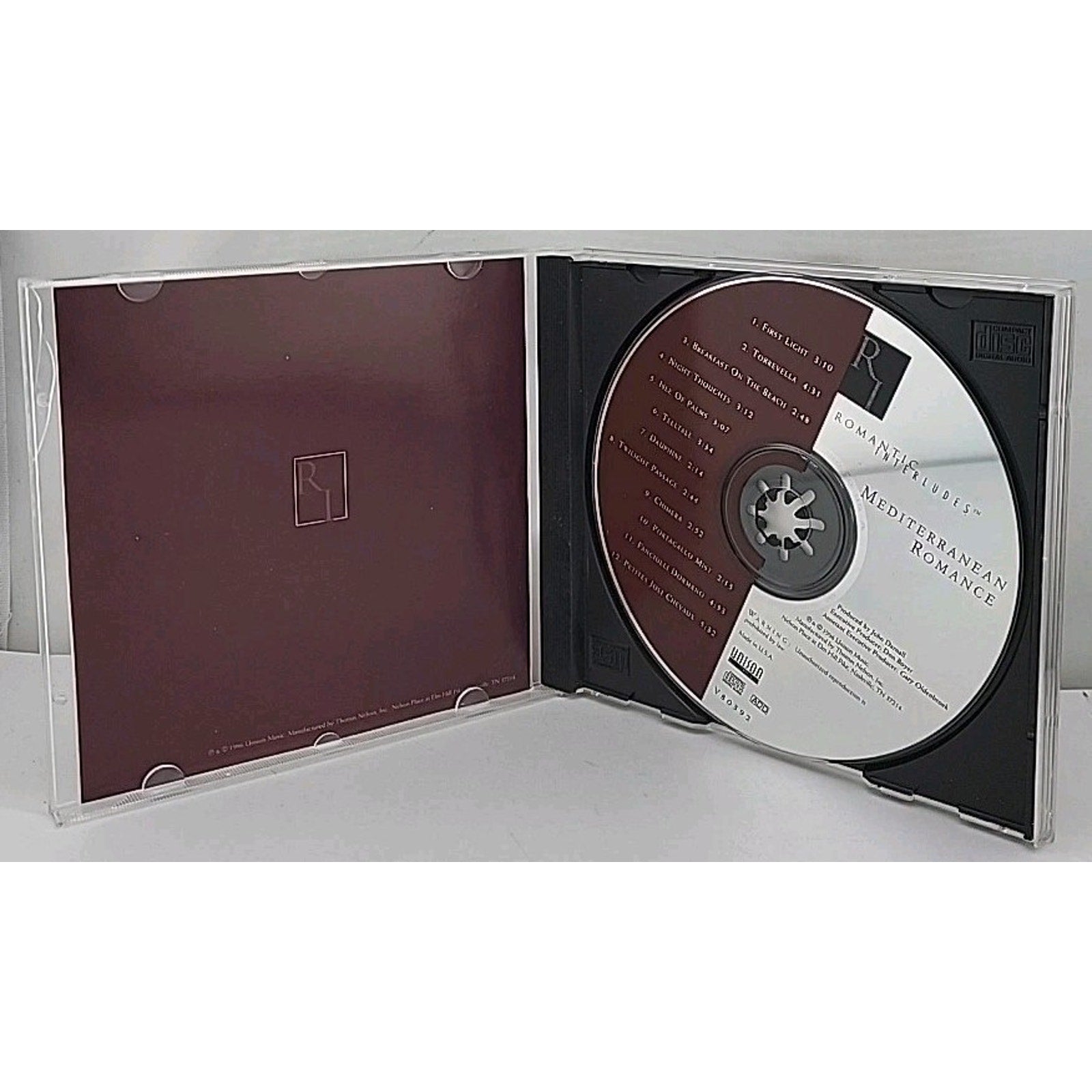 Mediterranean Romance by Romantic Interludes (CD, 1996, Unison)