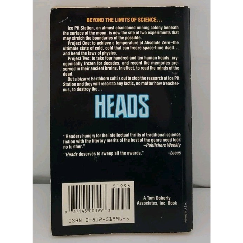 Heads by Greg Bear (1992, Uk- a Format Paperback)
