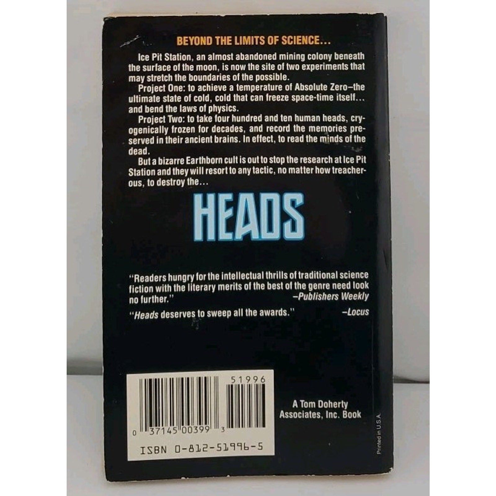 Heads by Greg Bear (1992, Uk- a Format Paperback)
