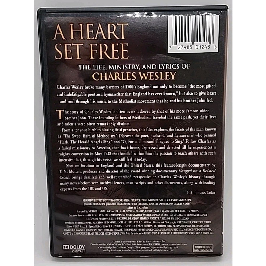 Charles Wesley - Heart Set Free (DVD, 2008)