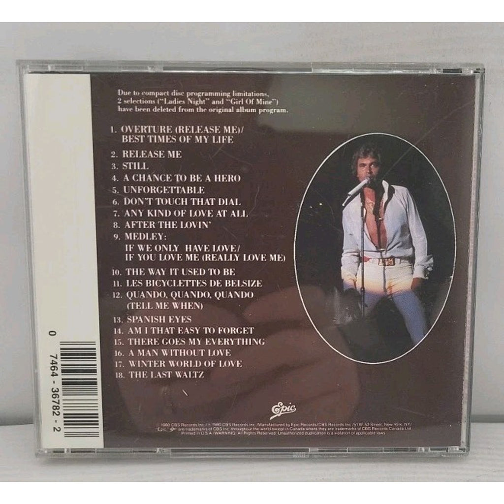 All of Me/Live in Concert by Engelbert Humperdinck (CD, 1989)