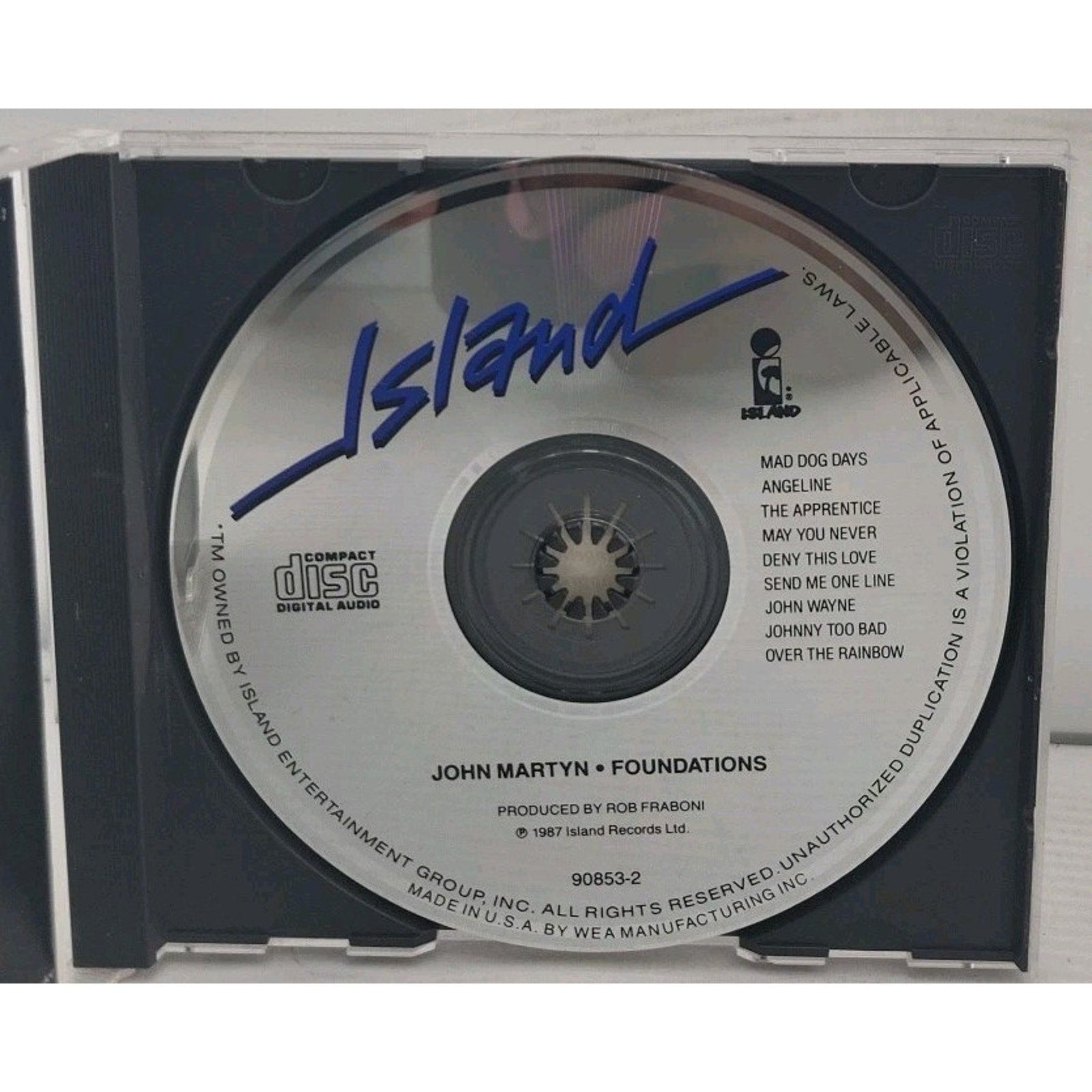 Foundations by John Martyn (CD, 1987, Island (Label))