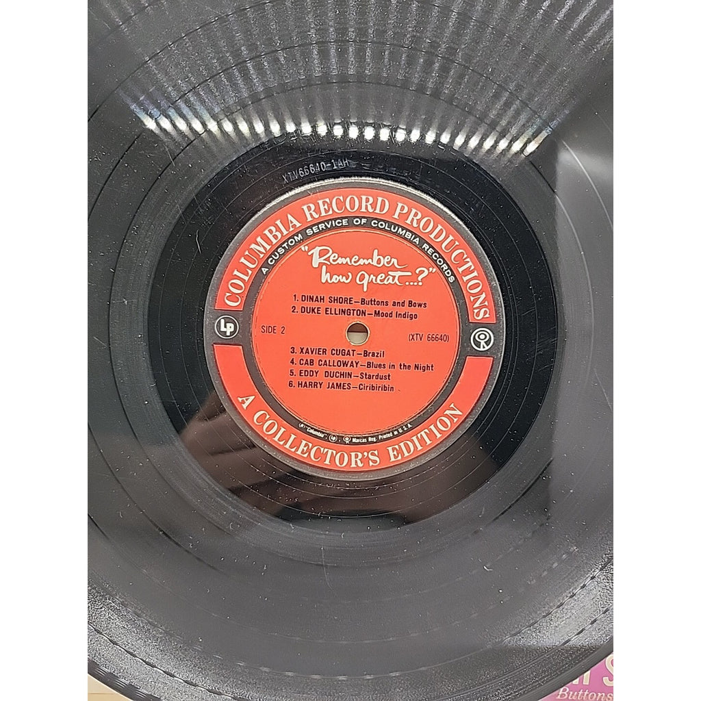 Remember How Great (Record)