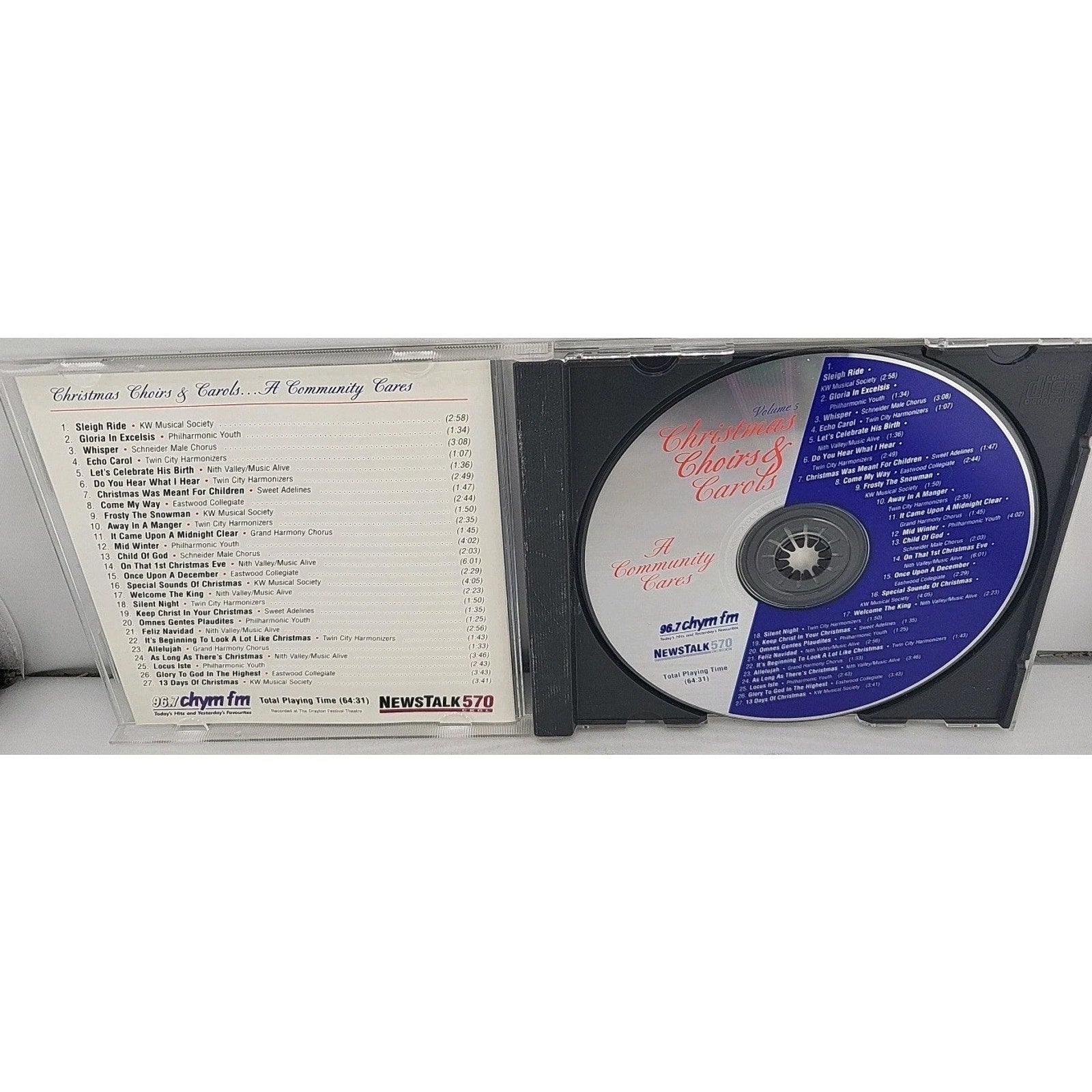Christmas Choirs & Carols - A Community Cares Vol. 5 CD