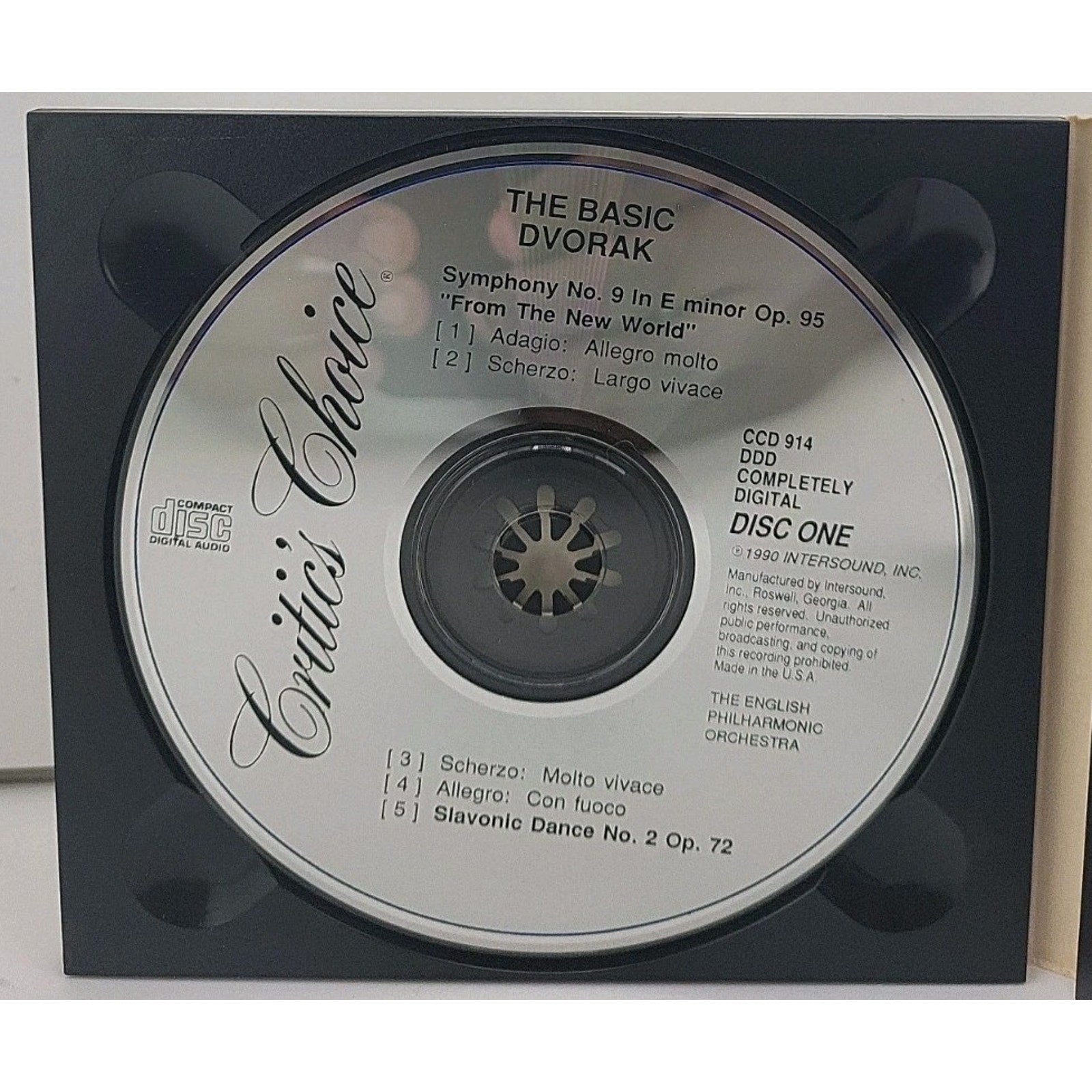 The Basic Dvorák (2 CDs, 1990, Intersound) - Special Paper Case