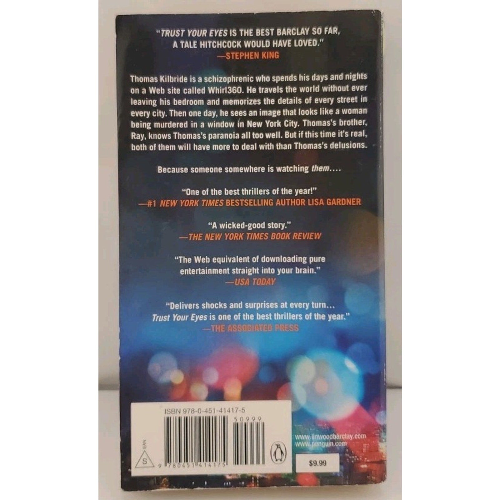 Trust Your Eyes by Linwood Barclay (2013, Mass Market)