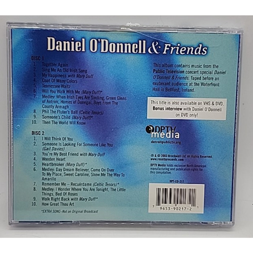Daniel O'Donnell and Friends by Daniel O'Donnell (CD, Oct-2003, 2 Discs, DPTV)