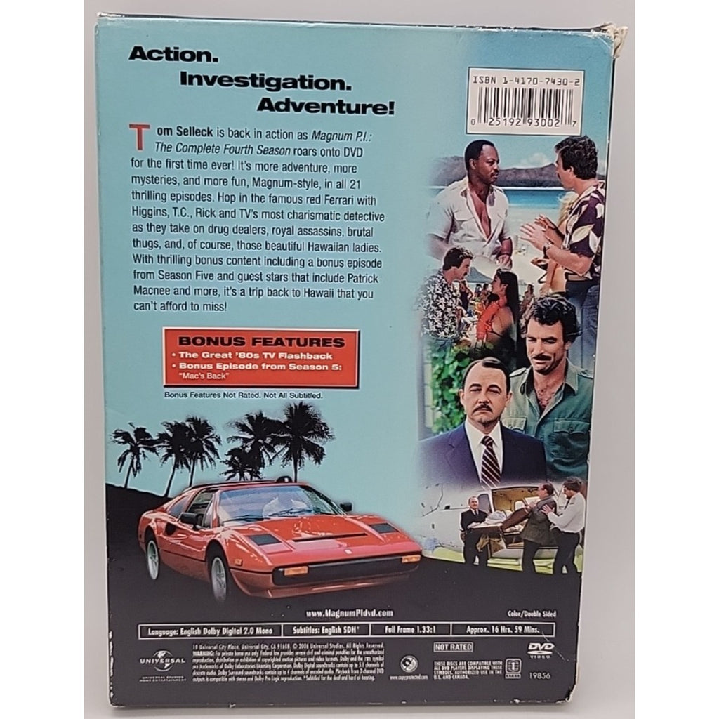 Magnum P.I.: Complete Fourth Season (DVD)