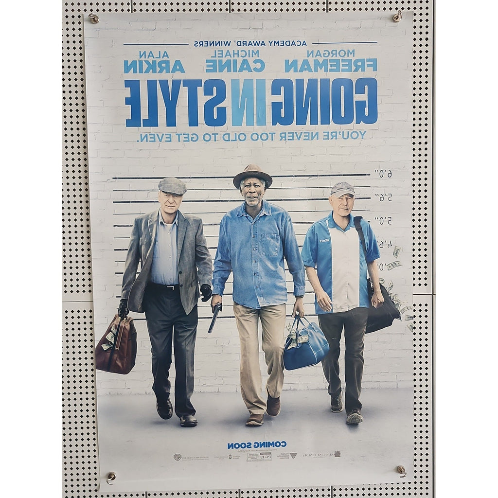 Going In Style Authentic 27x40 D/S Movie Poster.