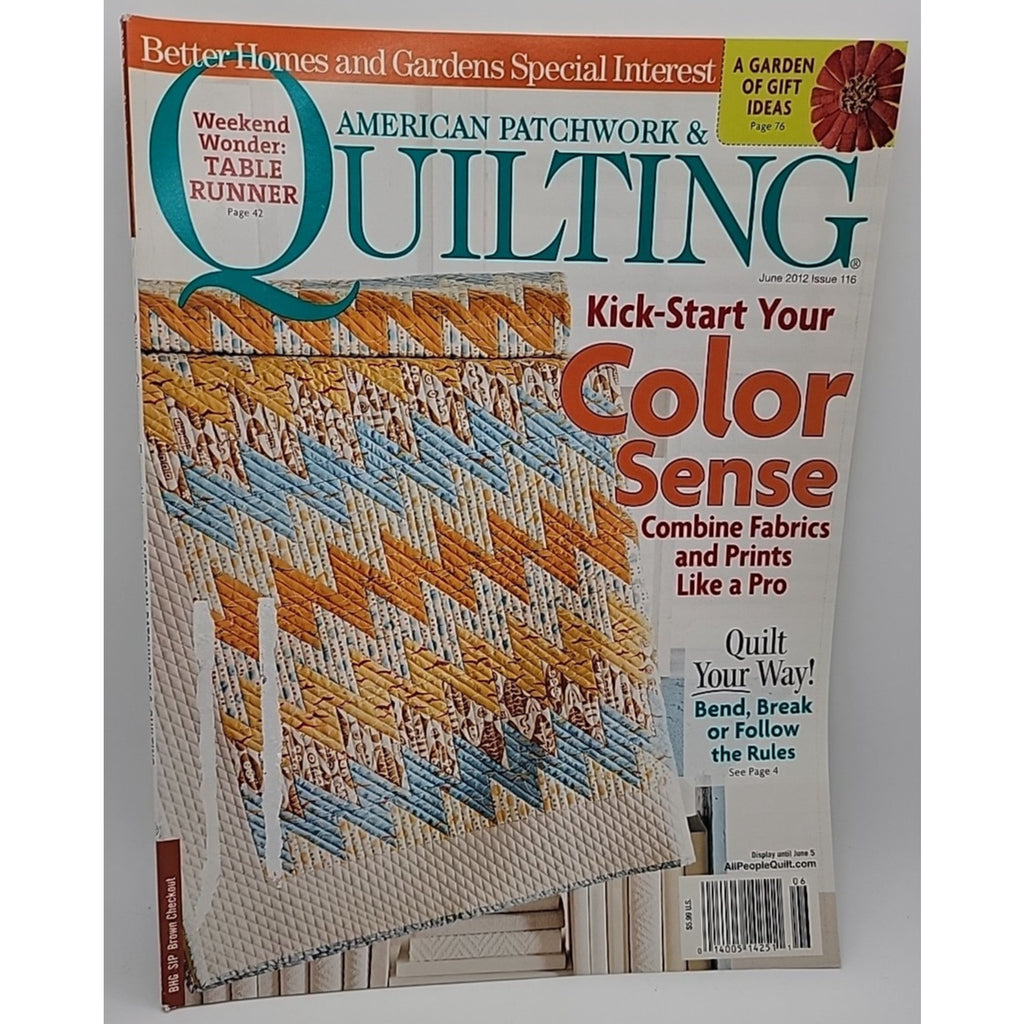 American Patchwork & Quilting Magazine, June 2012, Issue # 116