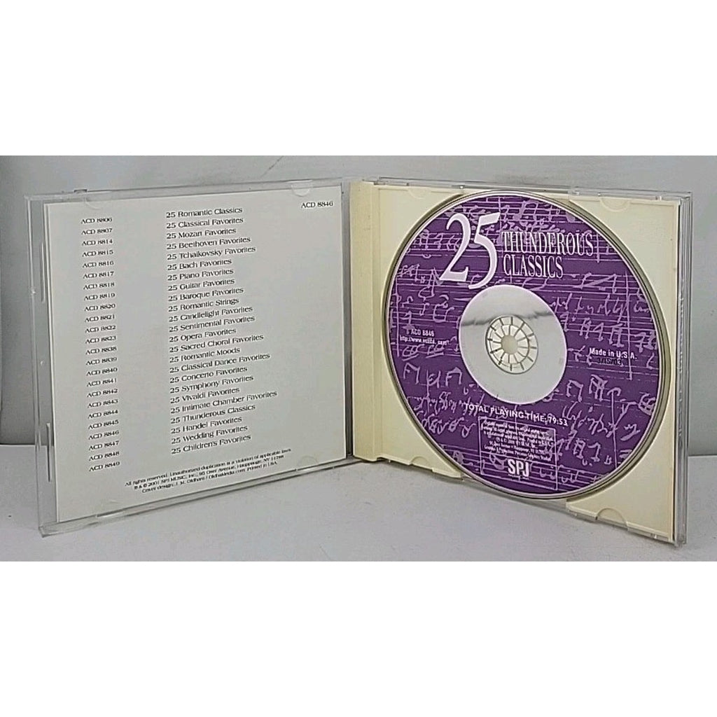 25 Thunderous Classics by Various (CD, 2000)