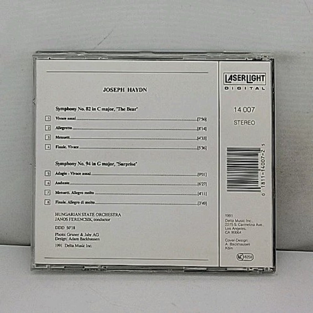 Haydn Symphony No.82 The Bear and Symphony No.94 Surprise CD Hungarian Orchestra