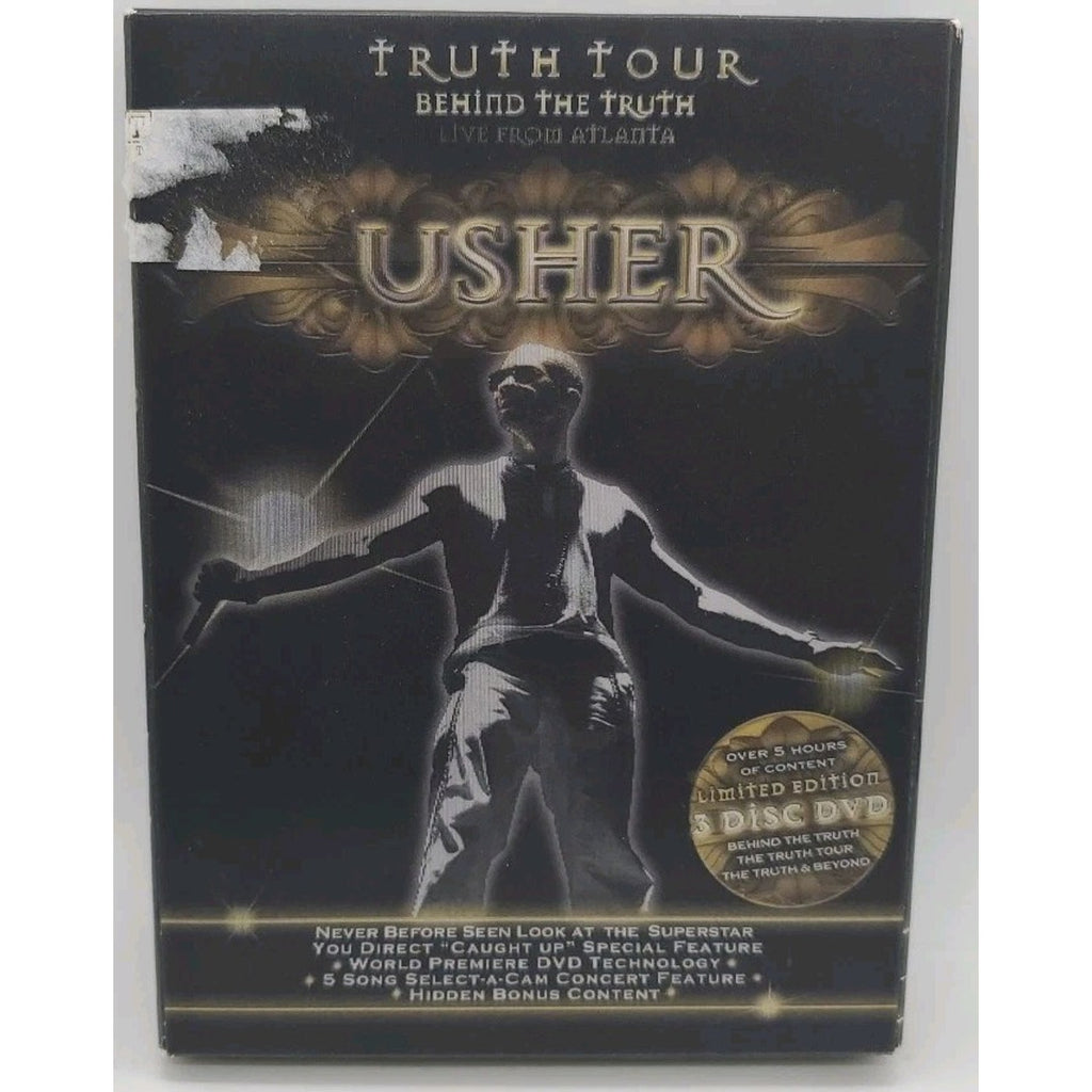 Usher Truth Tour Limited Edition 3 Disc DVD Set W5355