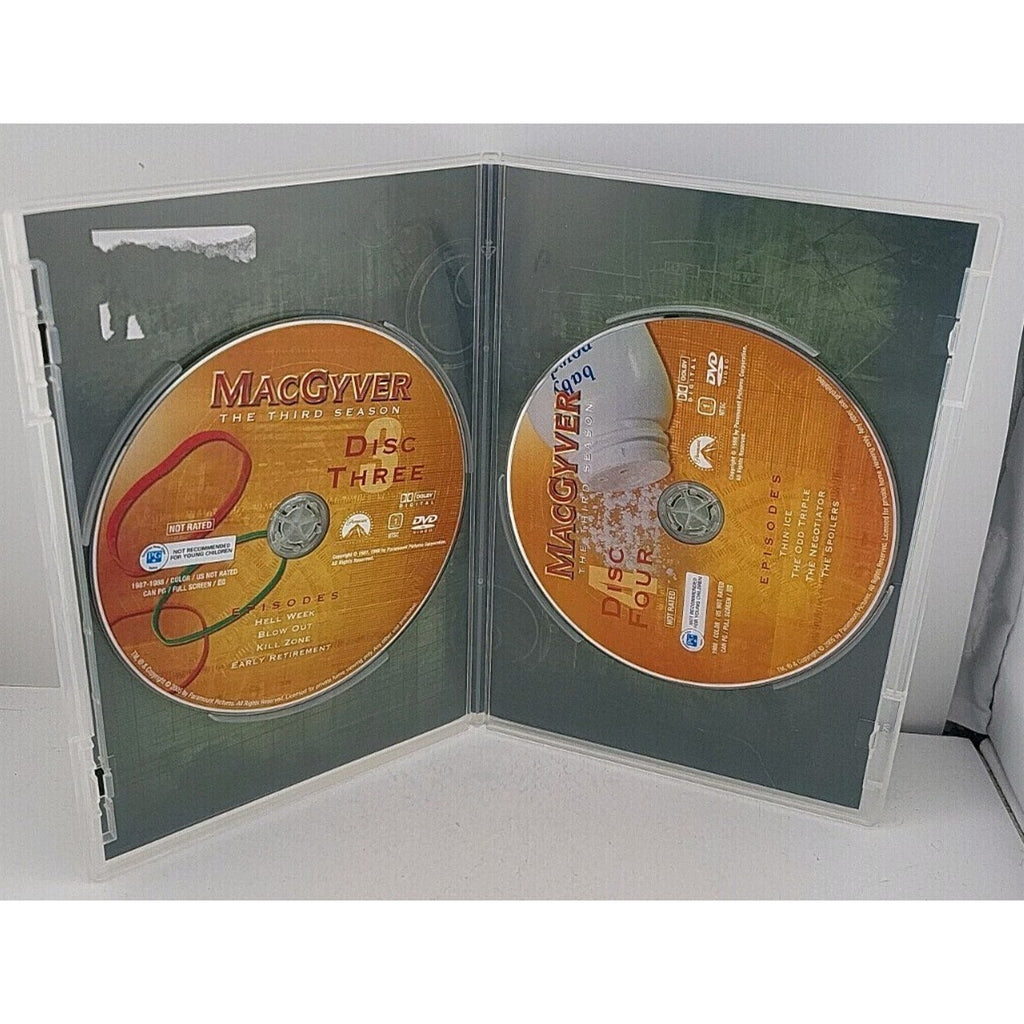Macgyver The Third Season *Disc 3 And 4 ONLY* (DVD)