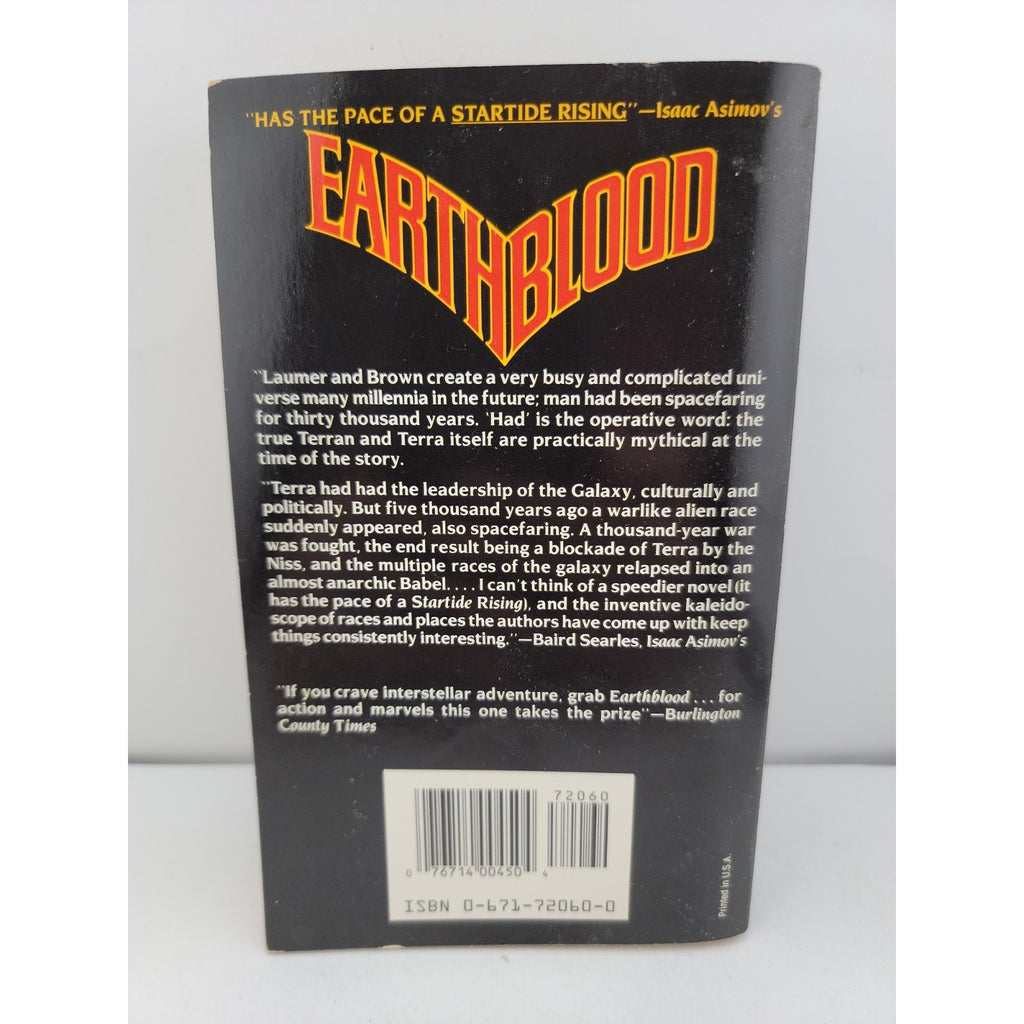 Earthblood by Keith Laumer (1991, Mass Market)
