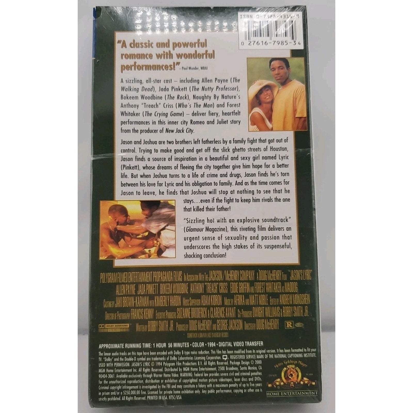 Jasons Lyric (VHS, 2000)