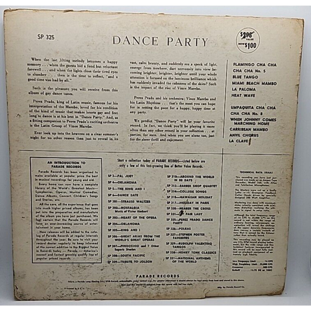 Perez Prado's Dance Party (Record)