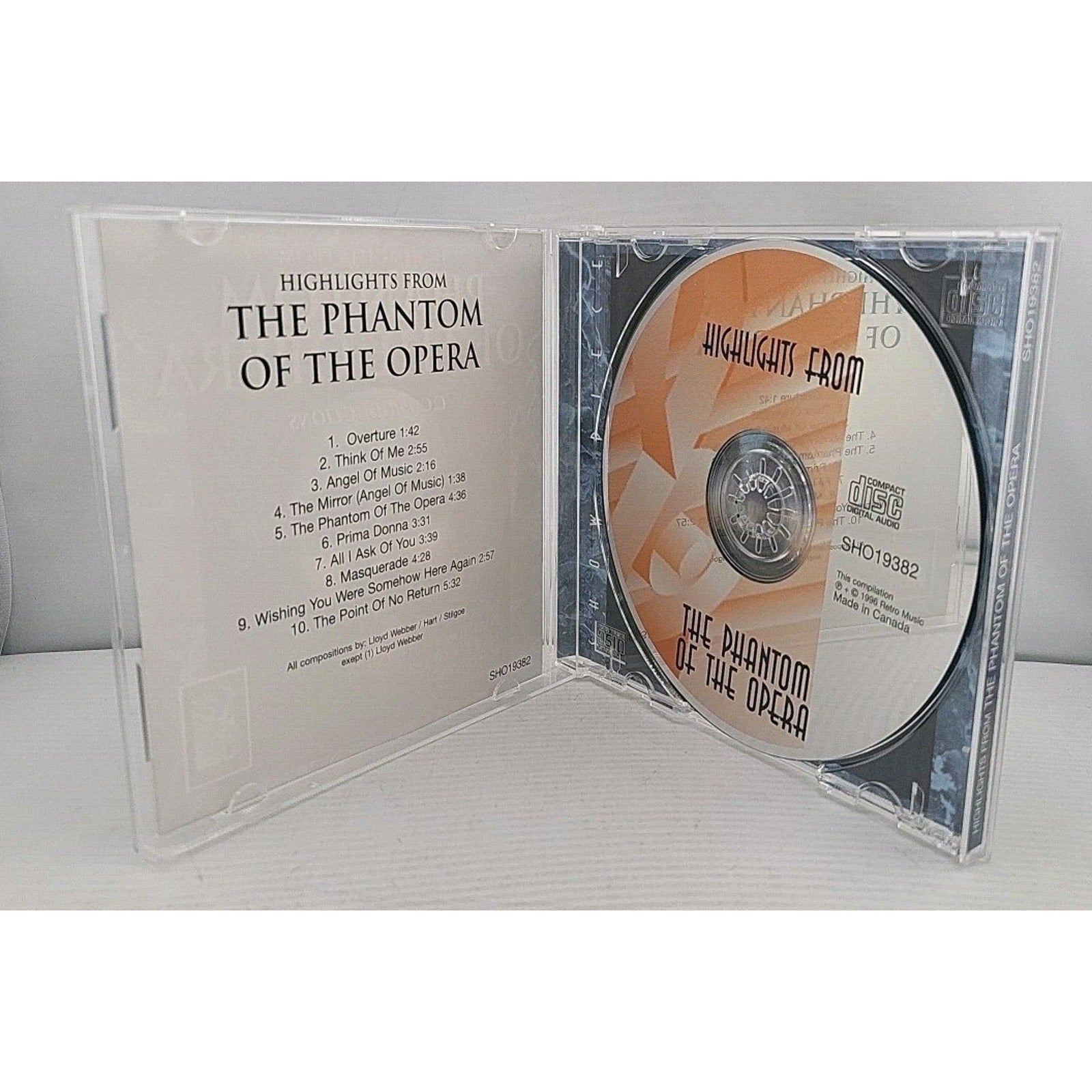 Highlights from Phantom of the Opera (CD, 1997)