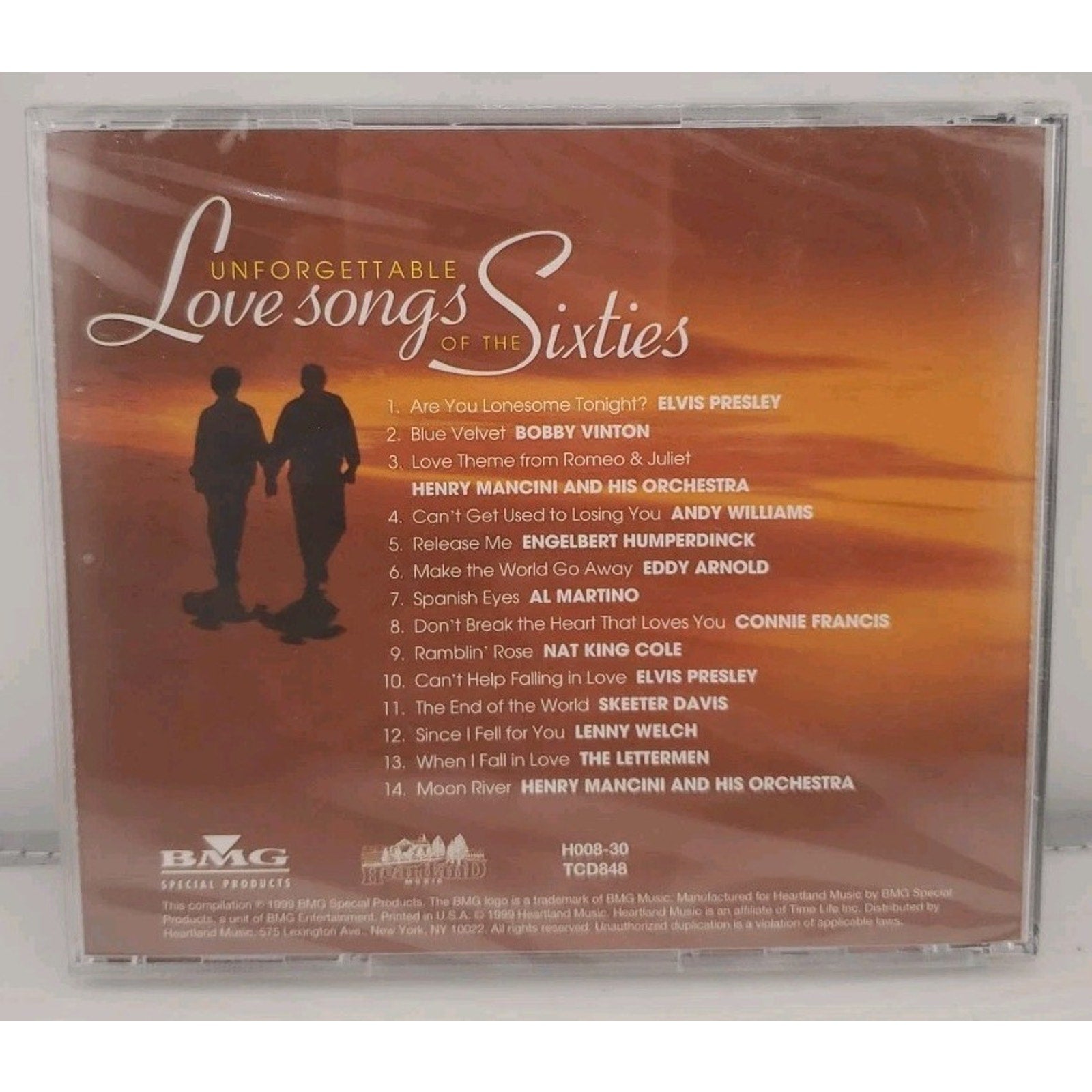 Unforgettable Love Songs of The Sixties (CD) *Brand New*