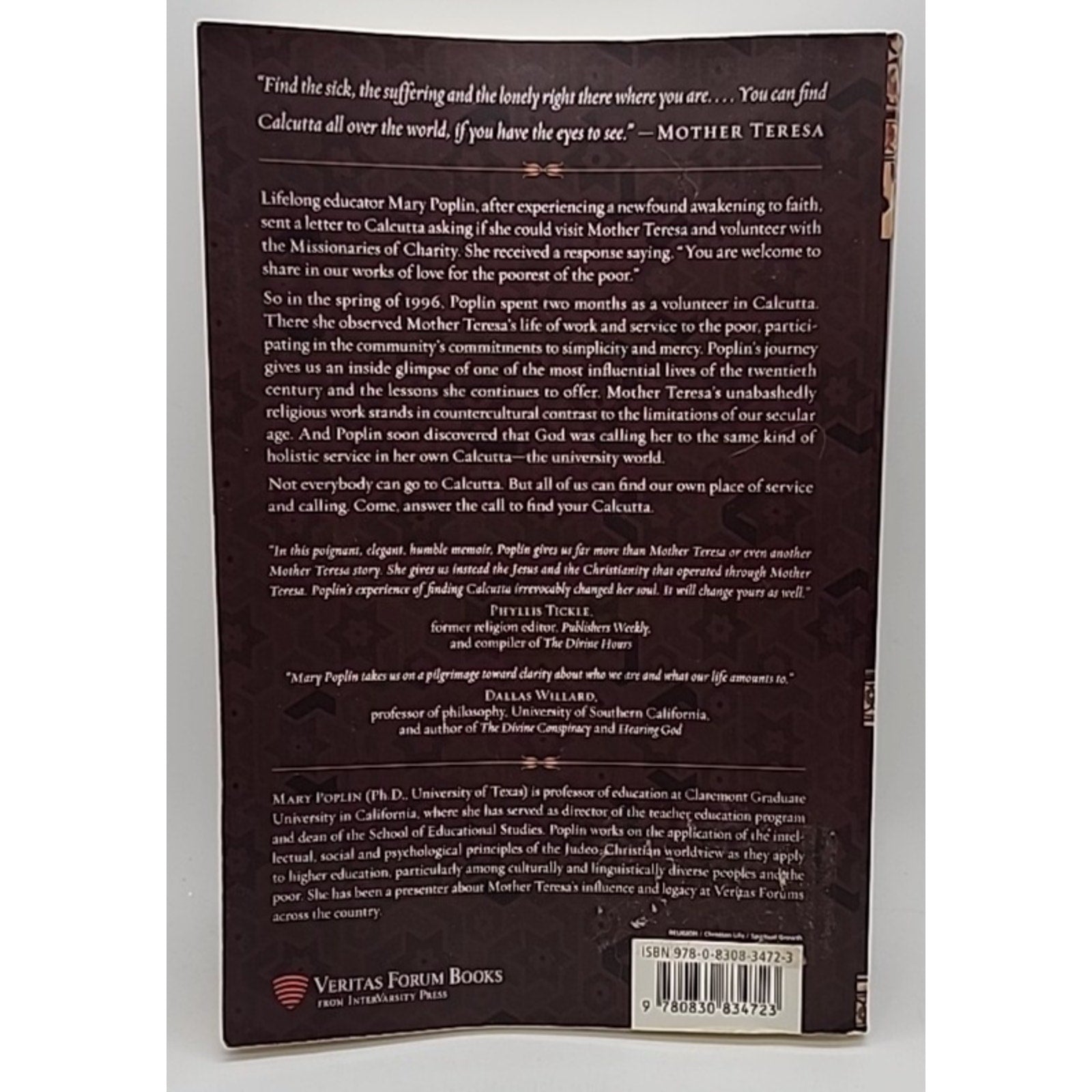 Finding Calcutta : What Mother Teresa Taught Me about Meaningful Work and...