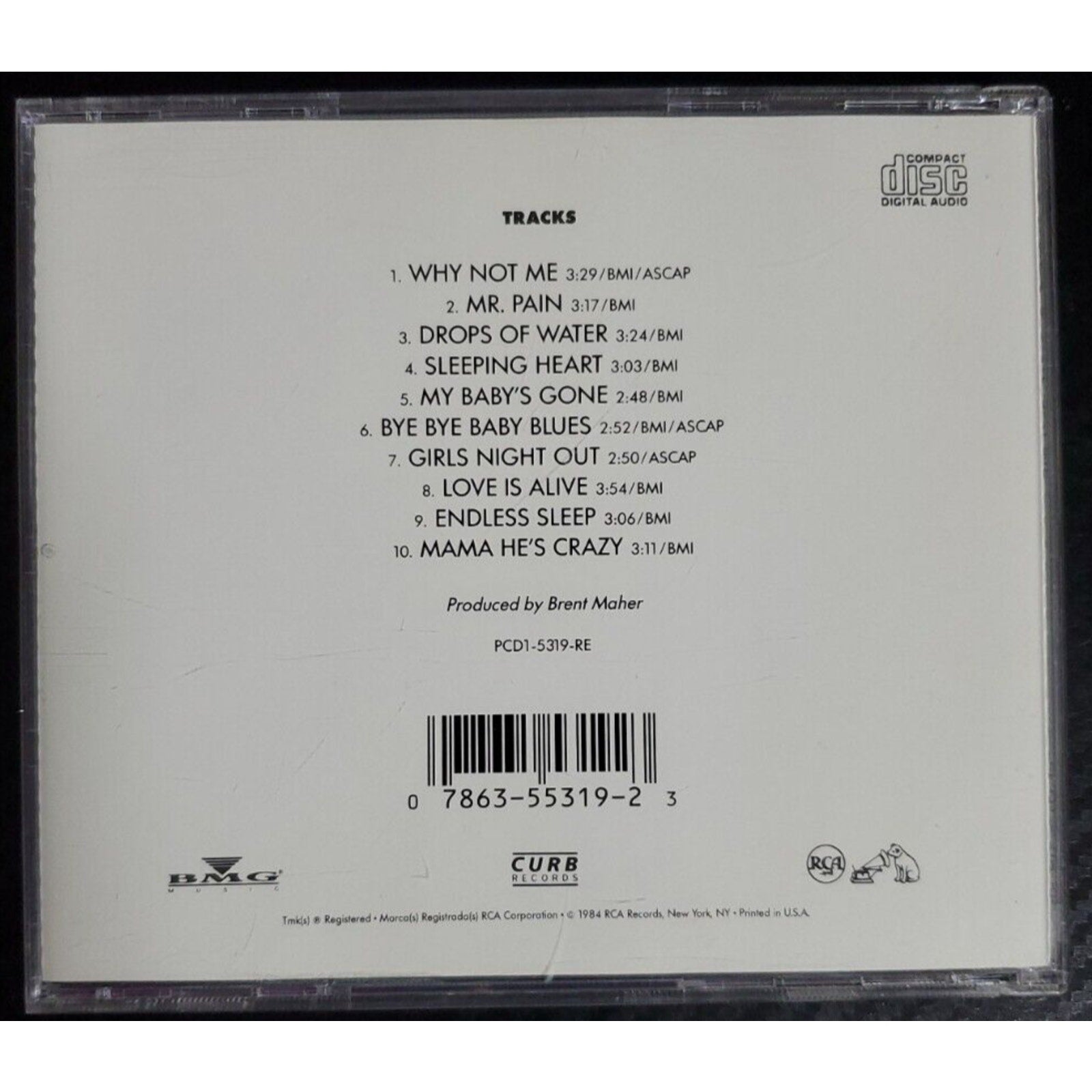 Why Not Me by The Judds (CD)