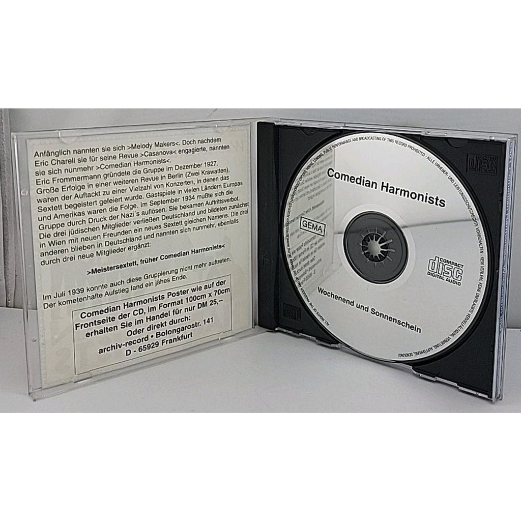 Comedian Harmonists By Wochenend Und Sonnenschein CD