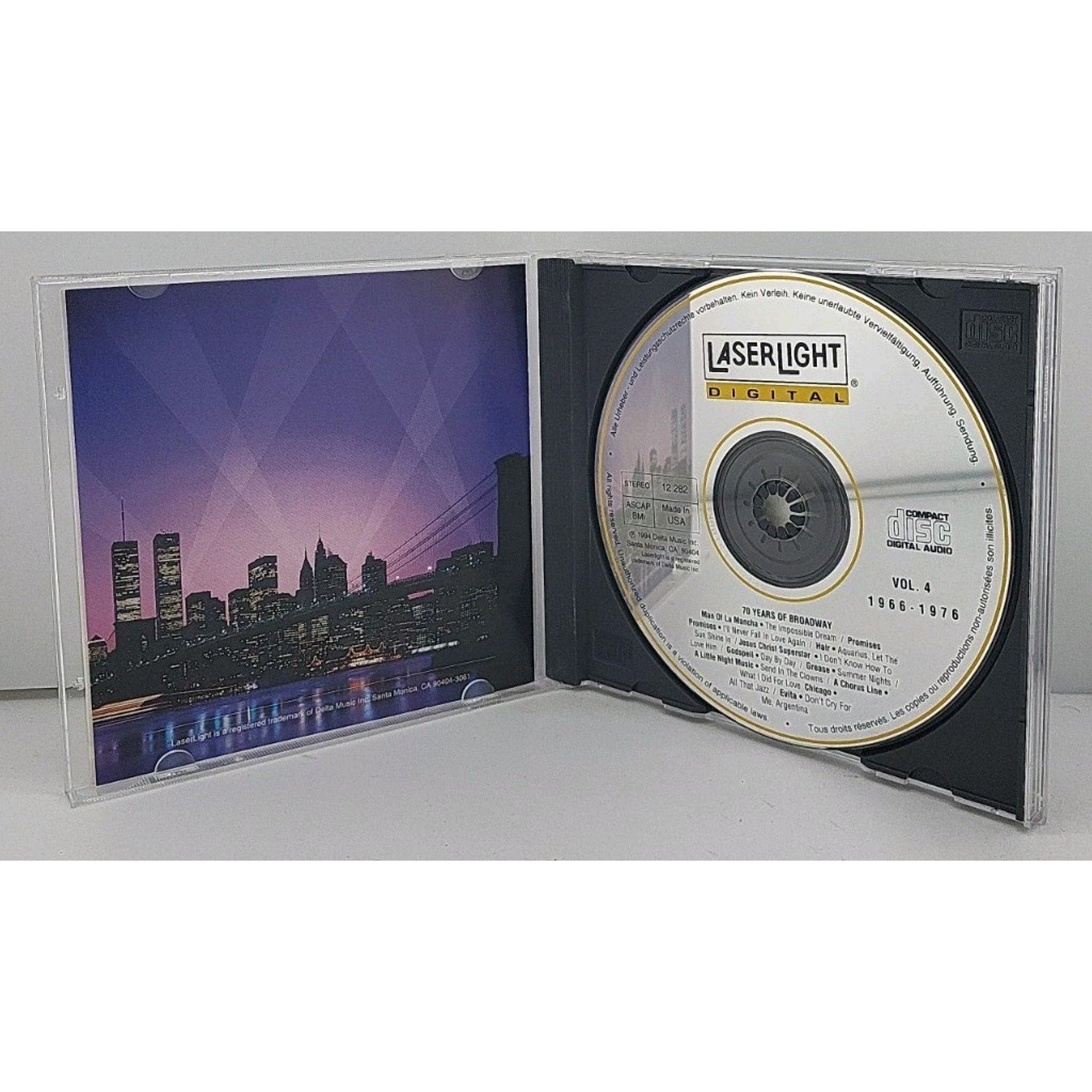 70 Years of Broadway, Vol. 4 by Various Artists (CD, Mar-1994, Laserlight)