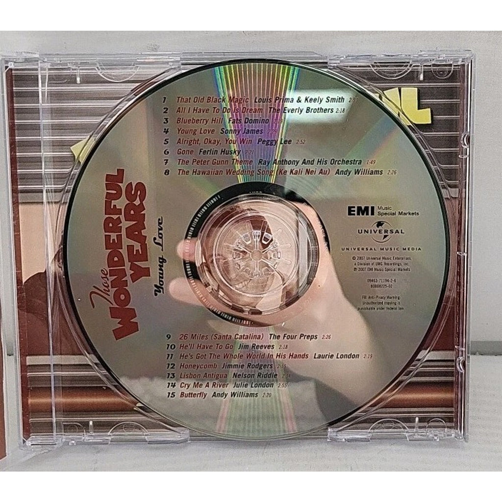 Those Wonderful Years ~ Young Love ~ CD
