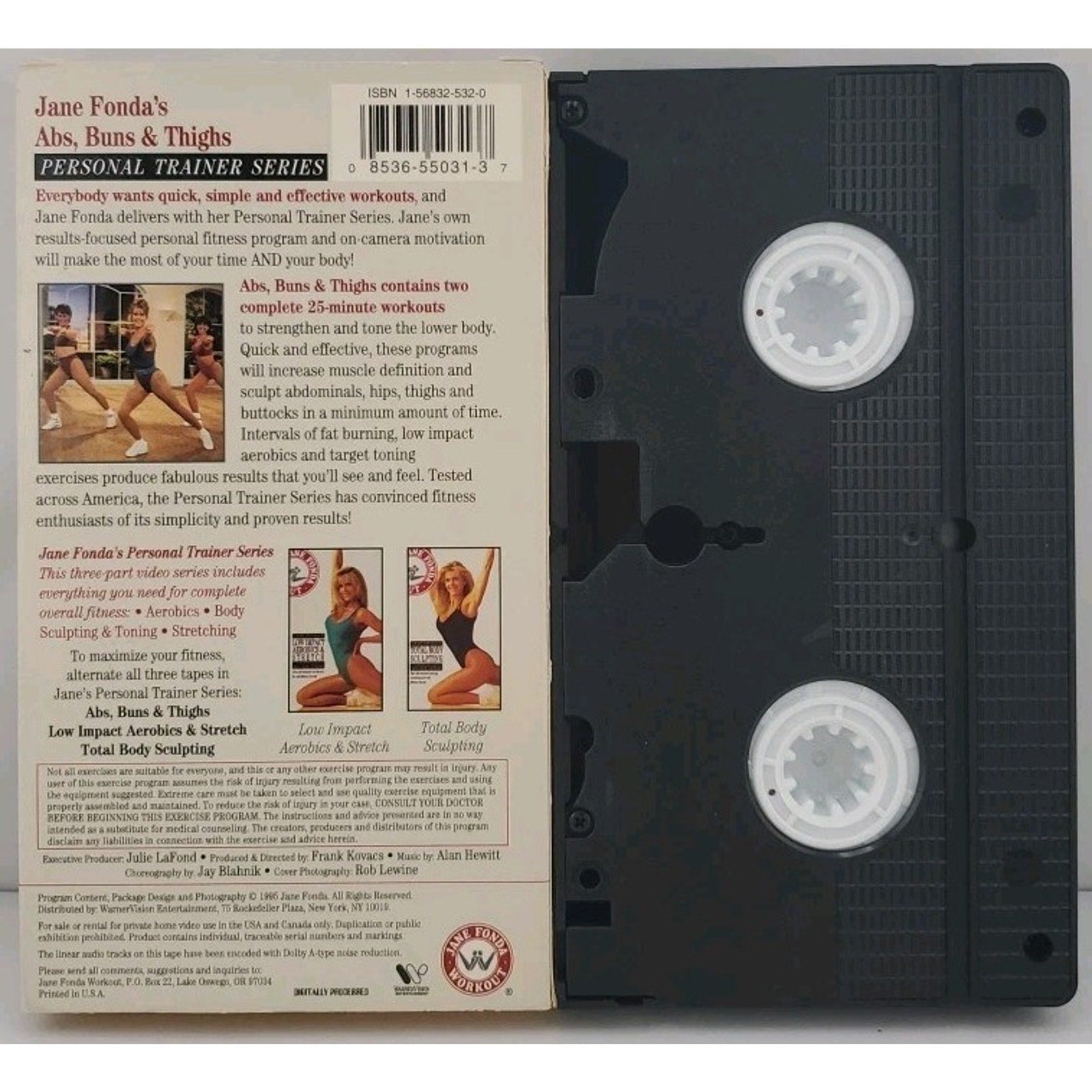 Jane Fondas Personal Trainer Series - Abs, Buns Thighs (VHS, 1995)