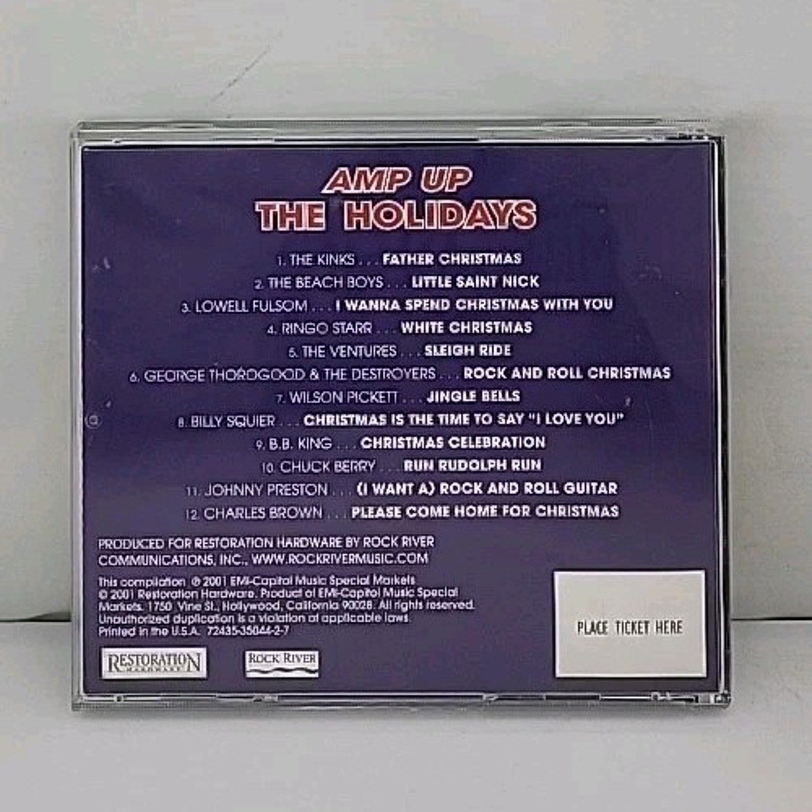 Amp Up The Holidays (CD, Christmas, Various Artists, "RARE", 2001)