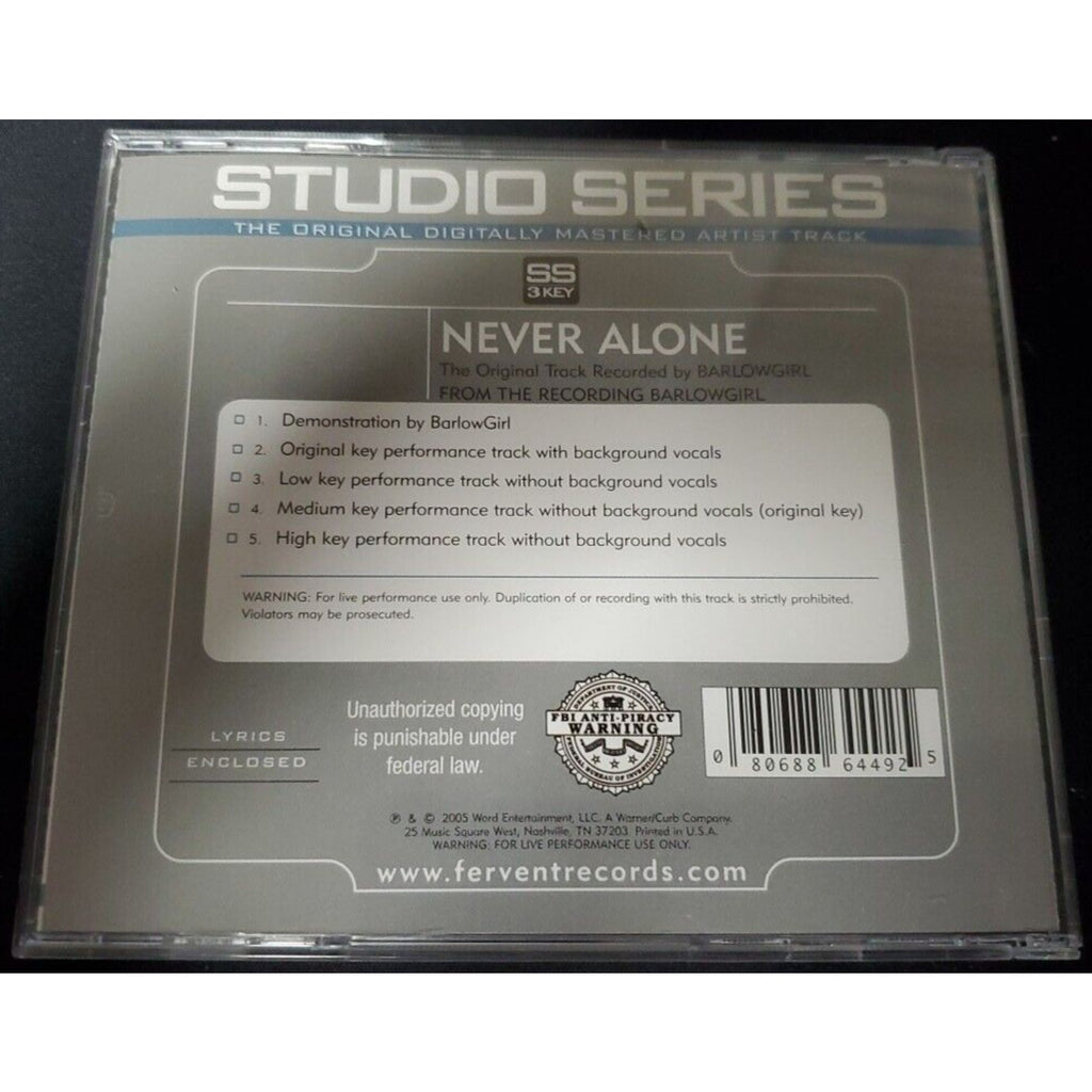 Studio Series - Barlowgirl - Never Alone - (CD)