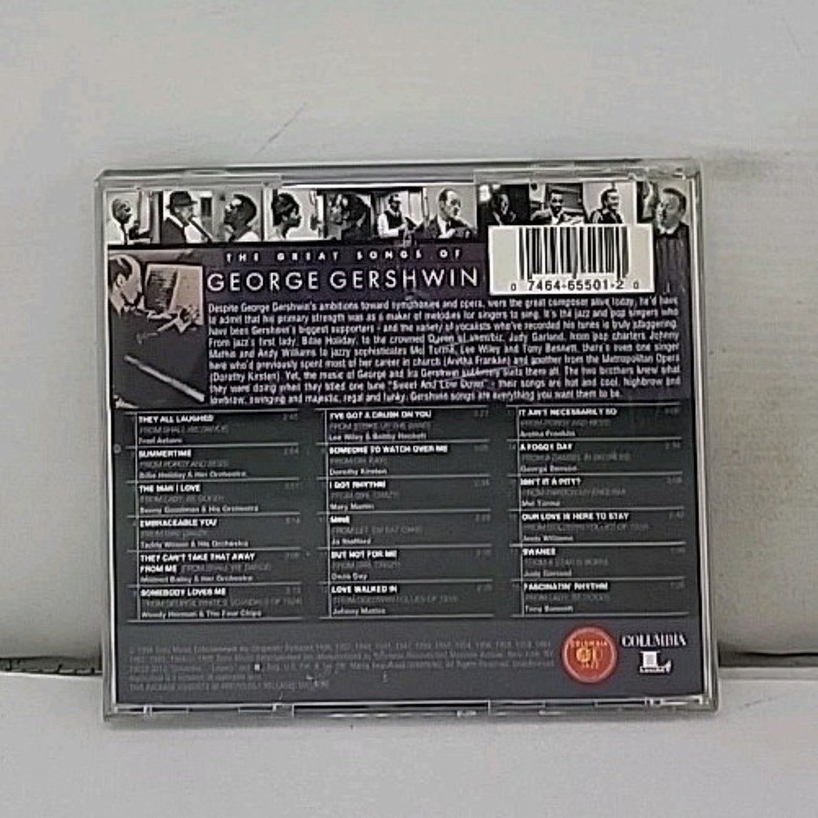 Great Songs of George Gershwin by Various (CD, 1998)