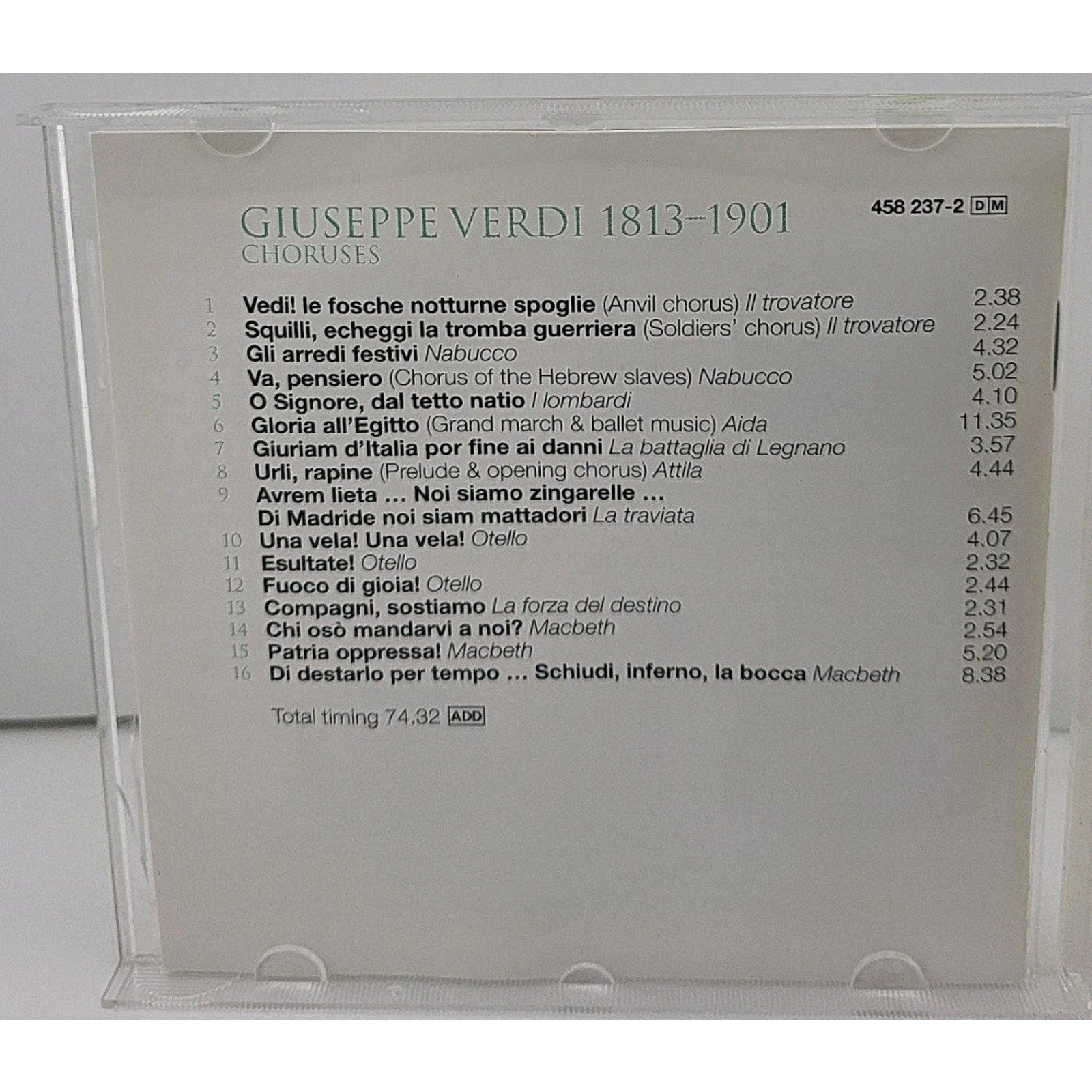 Choruses by Accademia Di Santa Cecilia Chorus (CD, 2000)