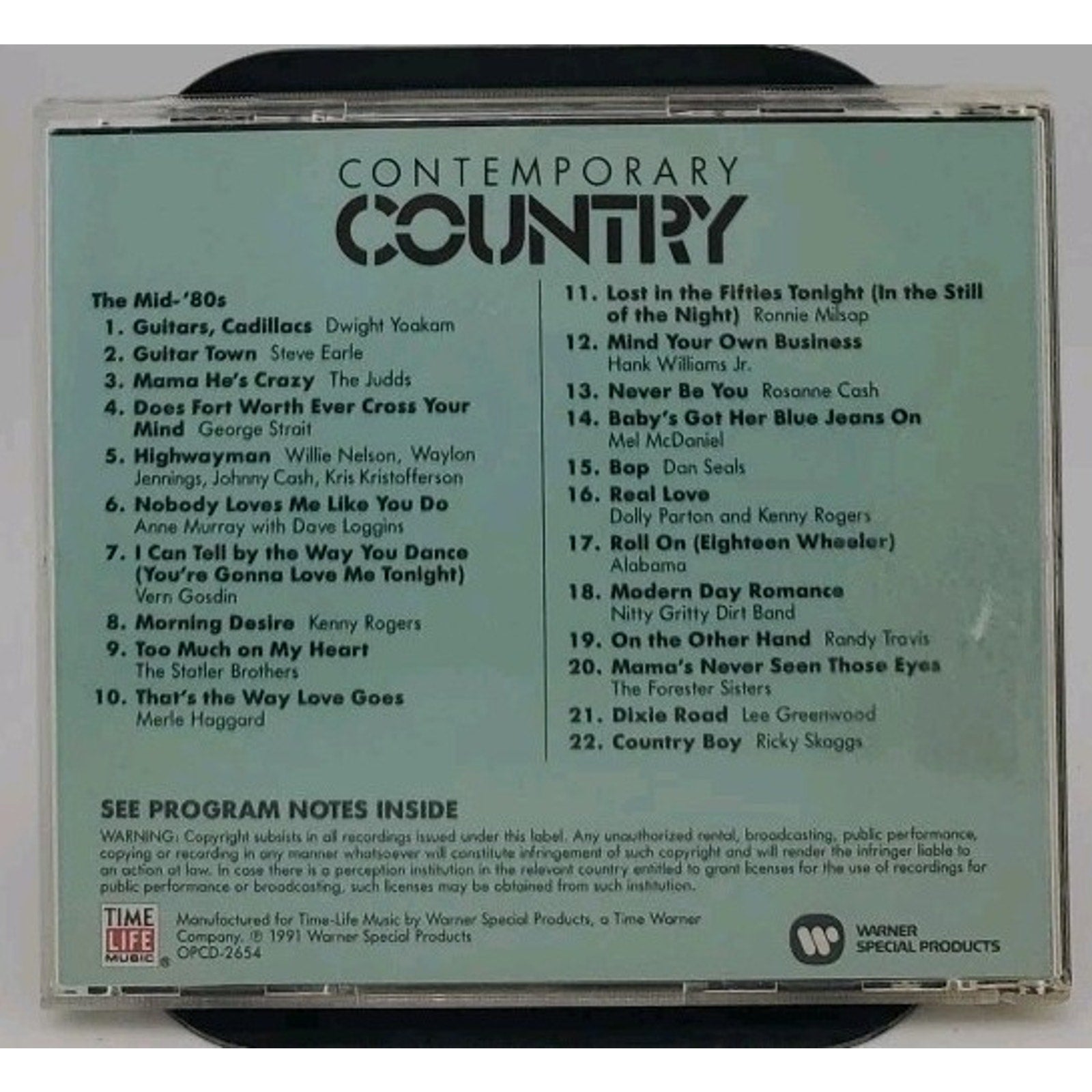 Contemporary Country The Mid- 80s CD