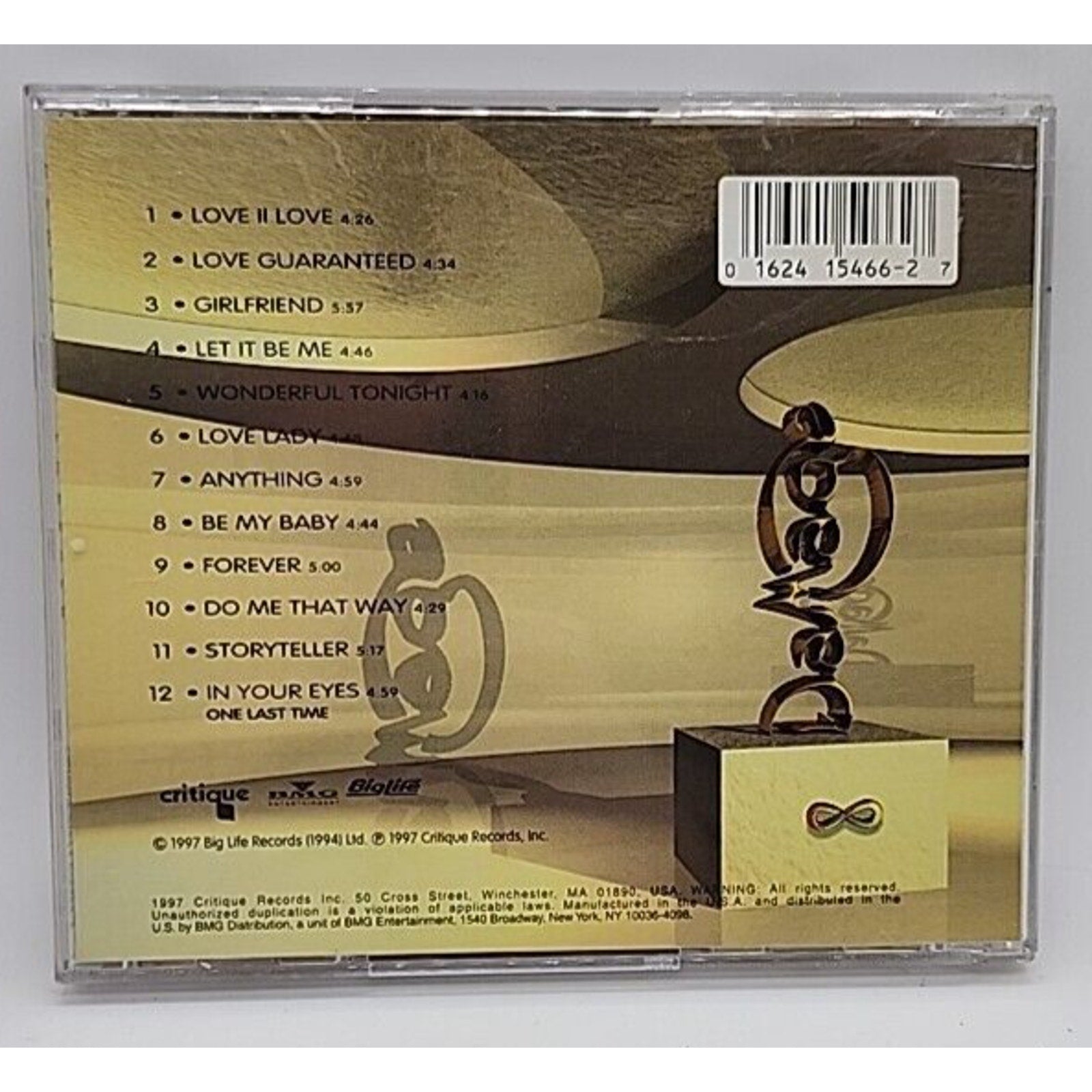 Forever [Critique] by Damage (UK) (CD, Jul-1997, Critique Records)