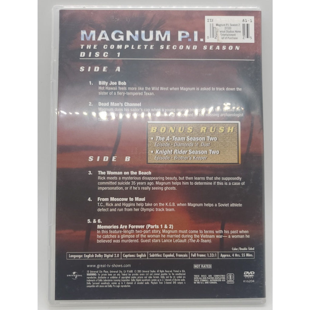 Magnum P.I.: Complete Second Season (DVD)