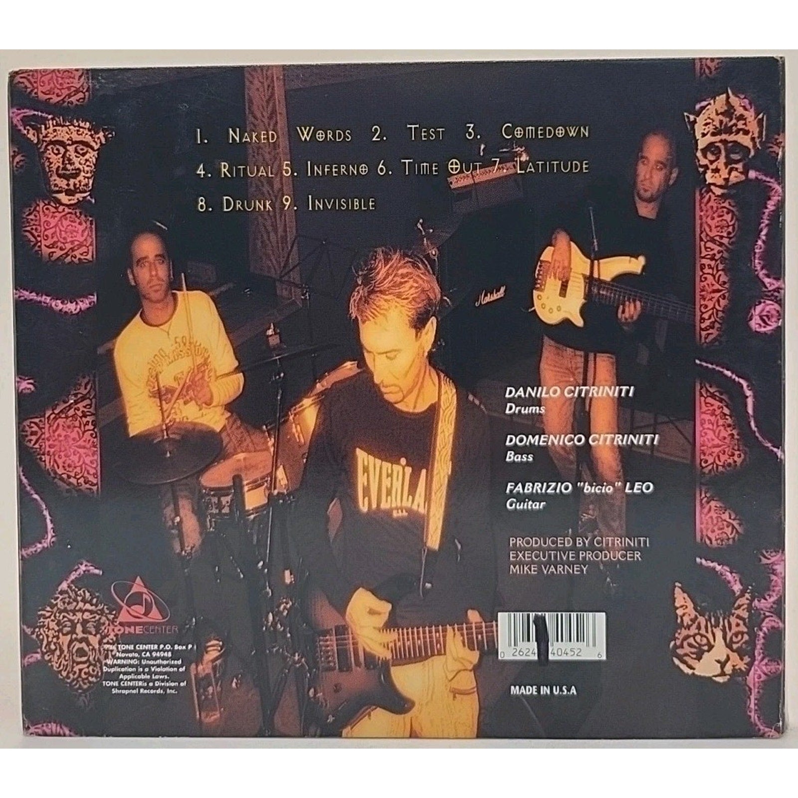 Citriniti Between The Music And Latitude CD