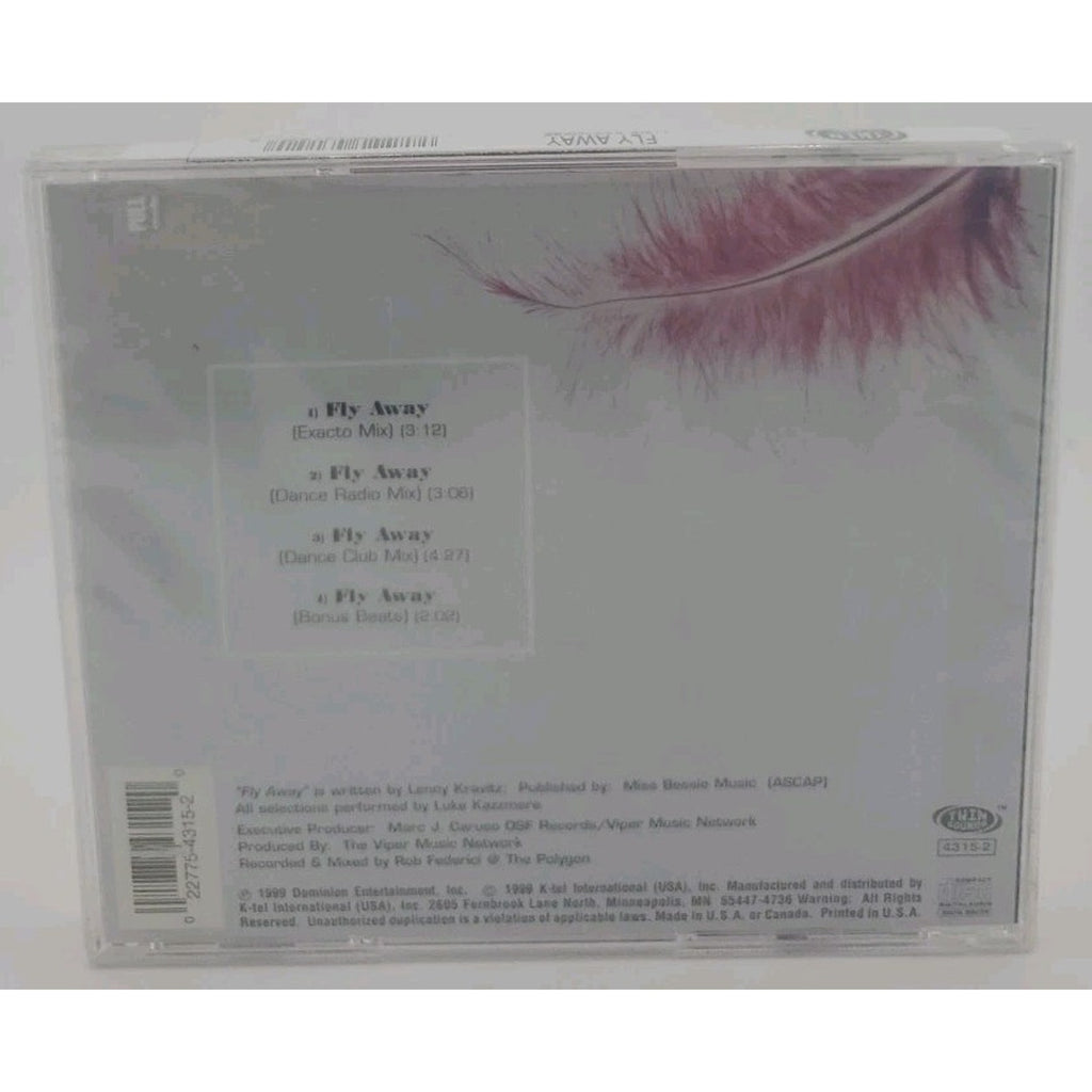 Fly Away [Single] by Luke Kazzmere (CD, Jun-1999, Twin Sounds) *Brand New*