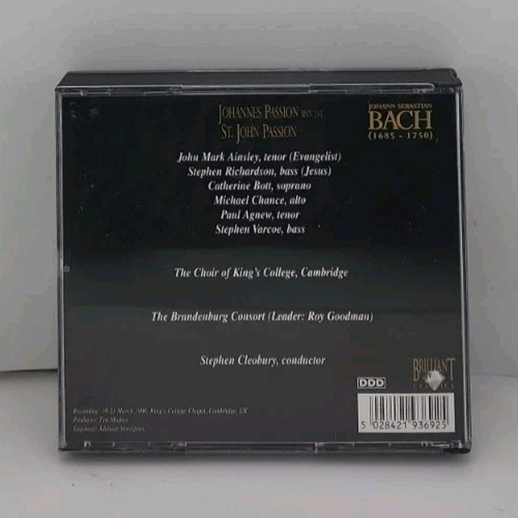 Bach Edition Johannes Passion St. John Passion 2-CD Classical Music w/ BookLet