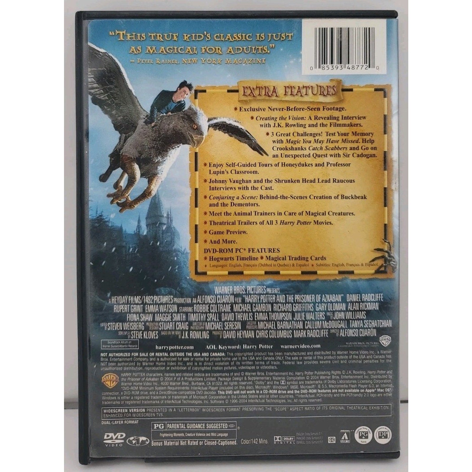 Harry Potter and the Prisoner of Azkaban (Blockbuster DVD, 2004)