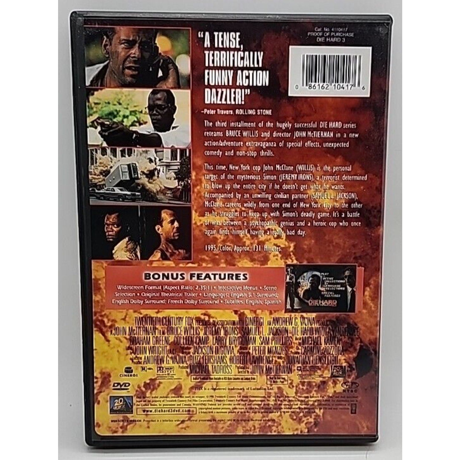 Die Hard with a Vengeance (DVD, 1995)