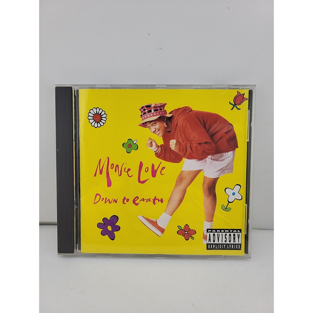 Monie Love – Down To Earth (CD, 1990, Warner Bros.) Hip-Hop R&B Album