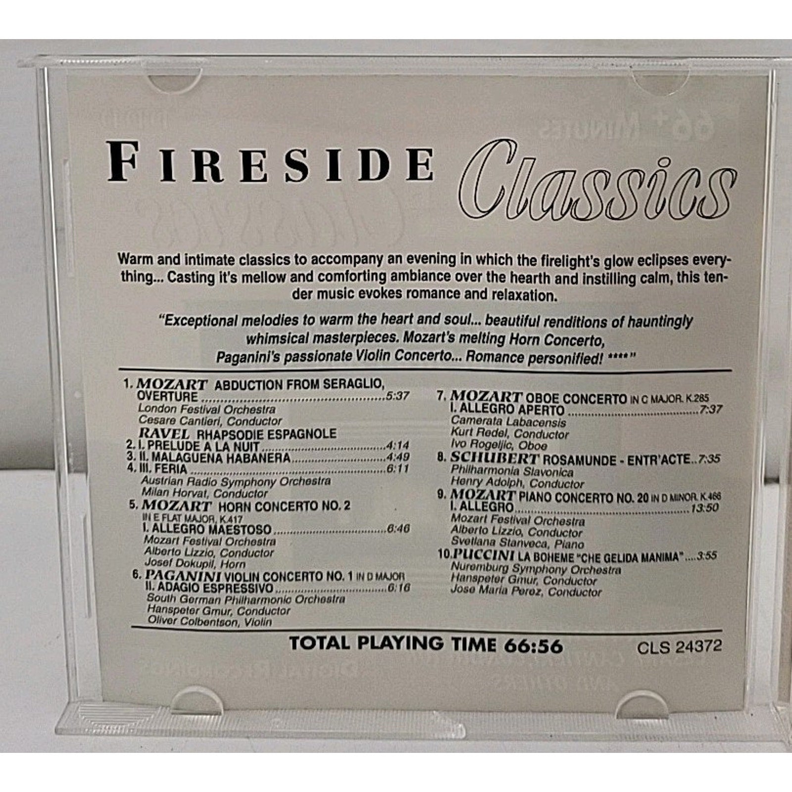 Fireside Classics by Various (CD, 1995, St-Clair)