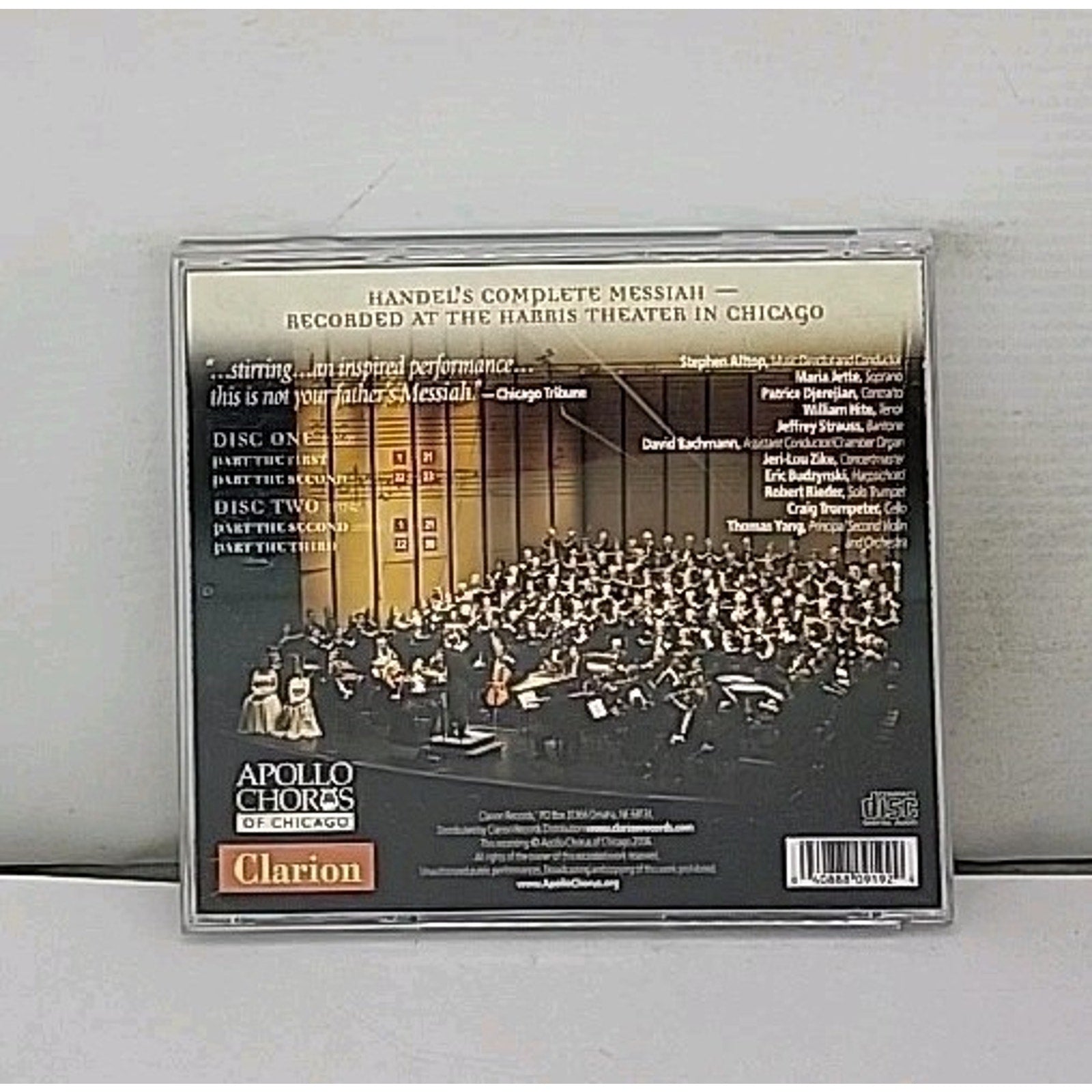 Messiah Complete by Apollo Chorus of Chicago (CD, 2006)