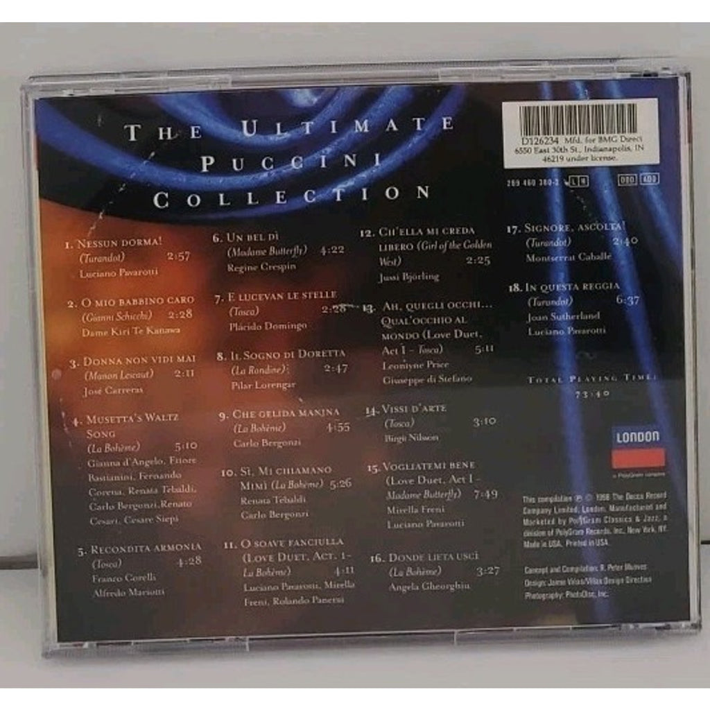 The Ultimate Puccini Collection [CD] Various Artists