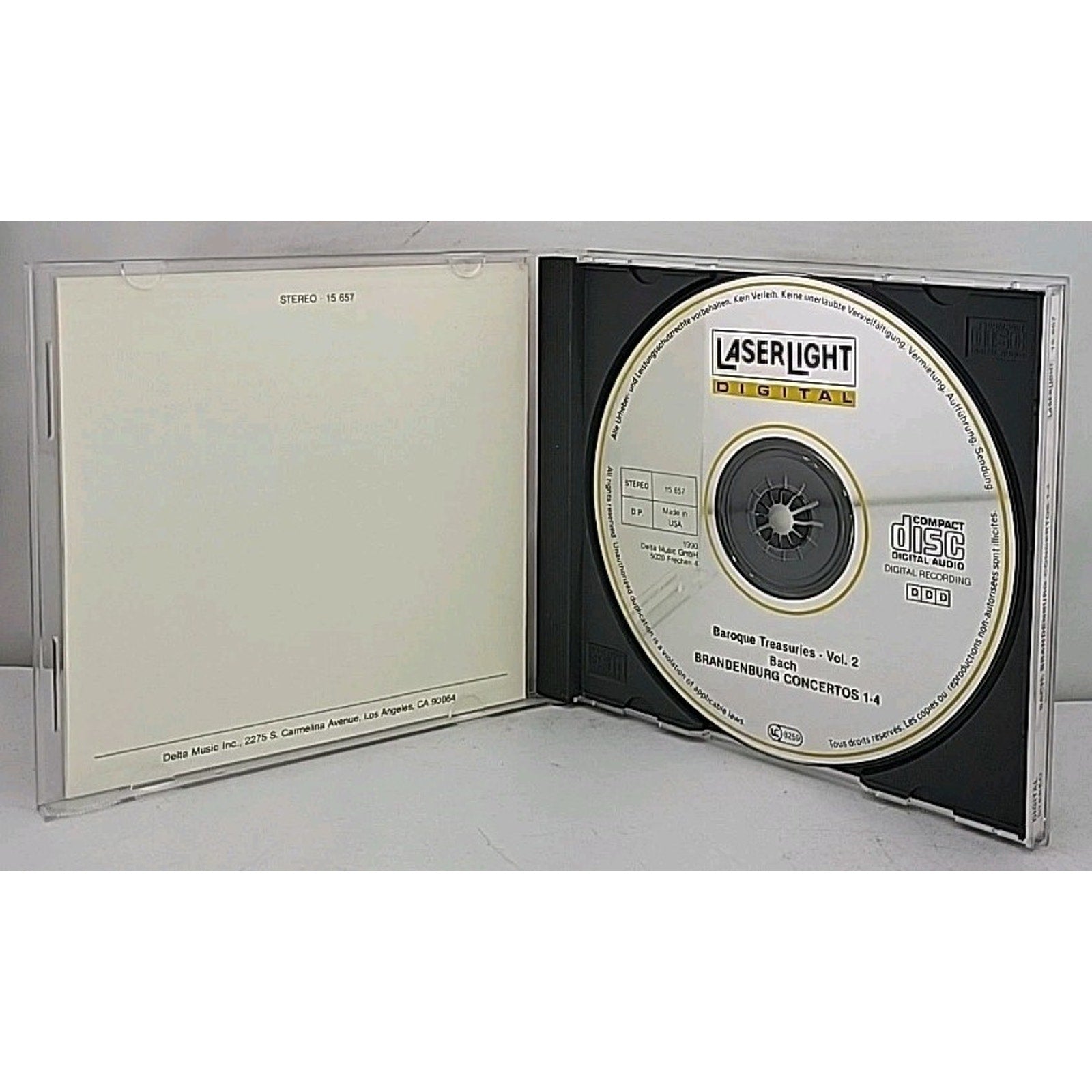 Brandenburg Con 1-4 by J.S. Bach (CD, 1990)
